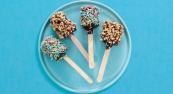Finti gelati di banana e cioccolato